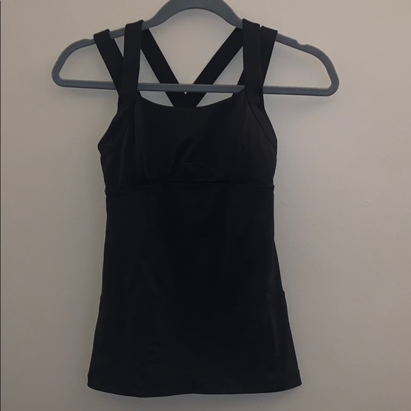 Lululemon Black Chaturanga Tank Top - Picture 2 of 8